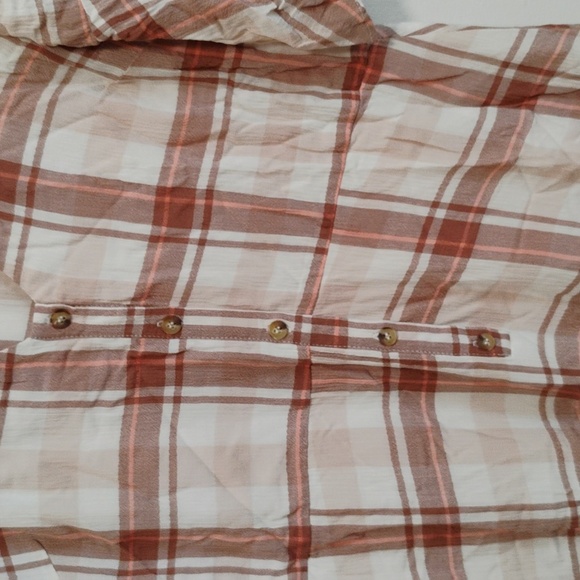 Urban Outfitters | Cream & Brown Short Sleeve Maxi Dress | Women's L | NWT - Picture 3 of 5